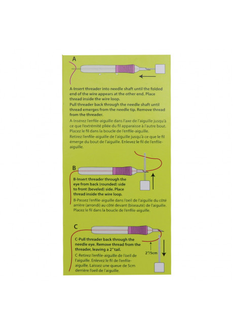 Набор для ковровой техники с нитковдевателем Punch needle