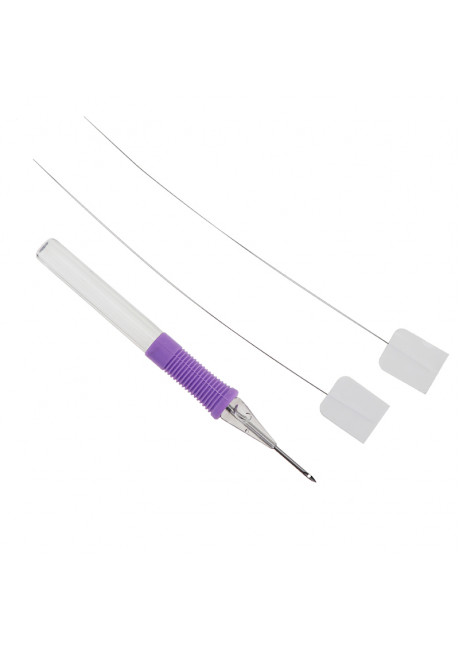 Набор для ковровой техники с нитковдевателем Punch needle