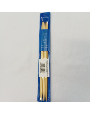 Спицы носочные бамбук 3,5мм 20см Knitting Needles