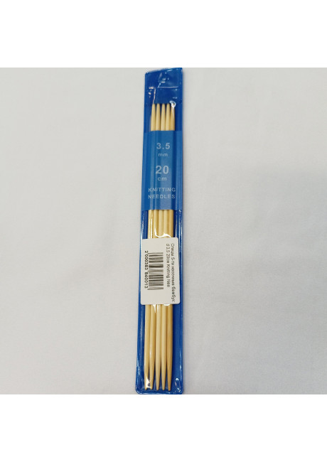 Спицы носочные бамбук 3,5мм 20см Knitting Needles