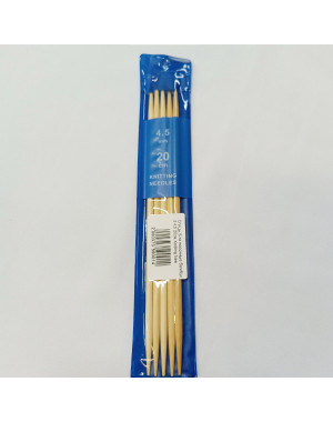Спицы носочные бамбук 4,5мм 20см Knitting Needles