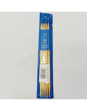 Спицы носочные бамбук 5,0мм 20см Knitting Needles